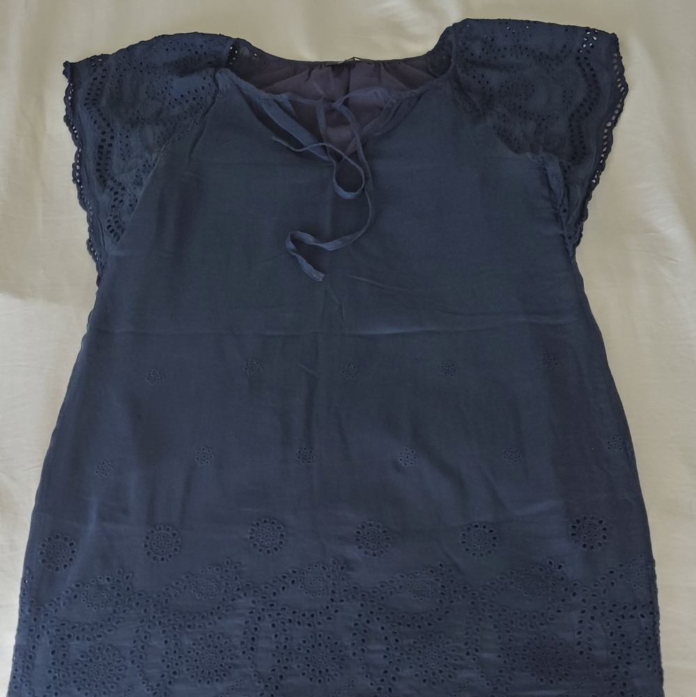 Madewell cotton eyelet dress
